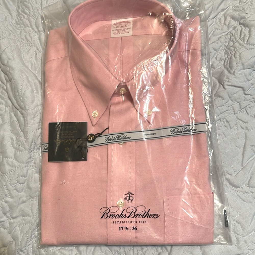 New! Brooks Brothers men dress shirt, NWT.